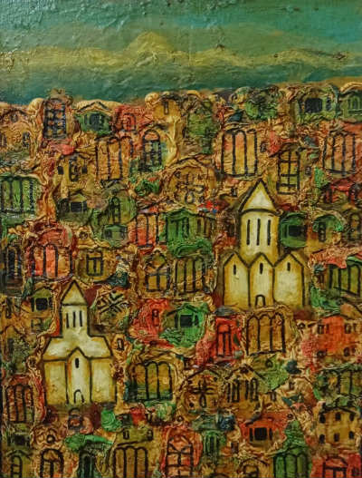 თამაზ მოსიაშვილი 1940- 2014წწ.  გარდ. 74 წლის. მხატვარი; ( ,,ჩემი სოფელი’’, ,,საღამო’’და სხვა), მოსკოვი. სამი ფერწერული ტილო იქცევს ყურადღებას ,, მოლოდინი’’, ,,ჩიჩი’’, და ‘‘ზღვის მამალი’’. დაბ. თელავი კახეთი