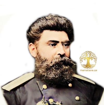 აგათონ ვახვახიშვილი 1837-1909წწ გენერალ მაიორი დაბ. თელავი კახეთი